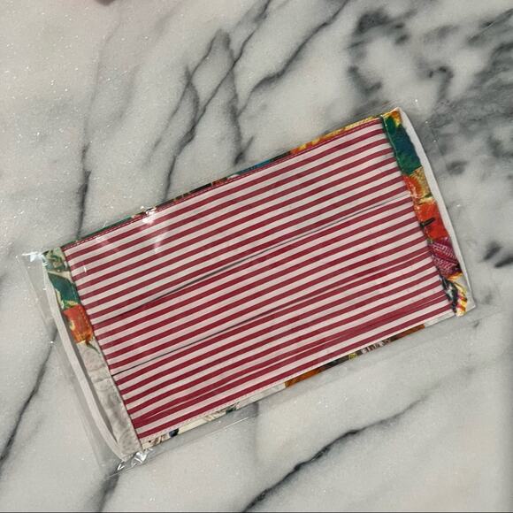 Johnny Was Cotton Floral Butterfly Mask - Picture 2 of 2